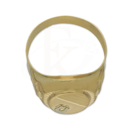 Gold Horse Shoe Mens Ring 18Kt - Fkjrn18K3804 Rings