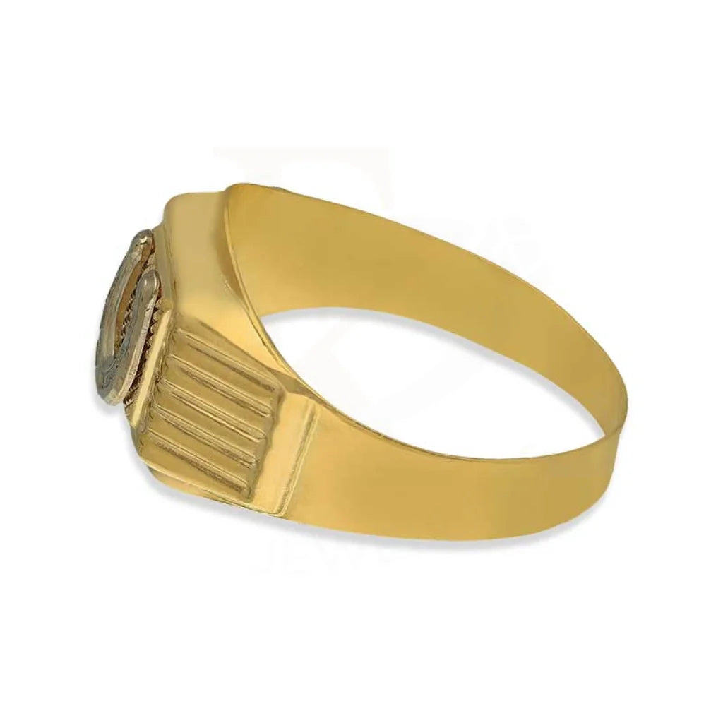 Gold Horse Shoe Mens Ring 18Kt - Fkjrn18K3814 Rings