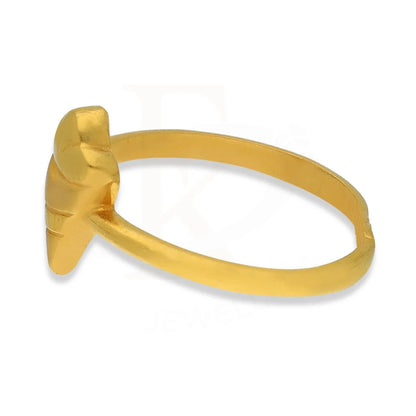 Gold Ice Cream Cone Shaped Baby Ring 22Kt - Fkjrn22K3827 Rings