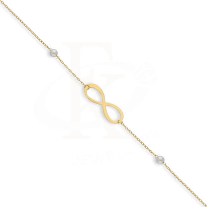 Gold Infinity Bracelet 21Kt - Fkjbrl21Km5388 Bracelets