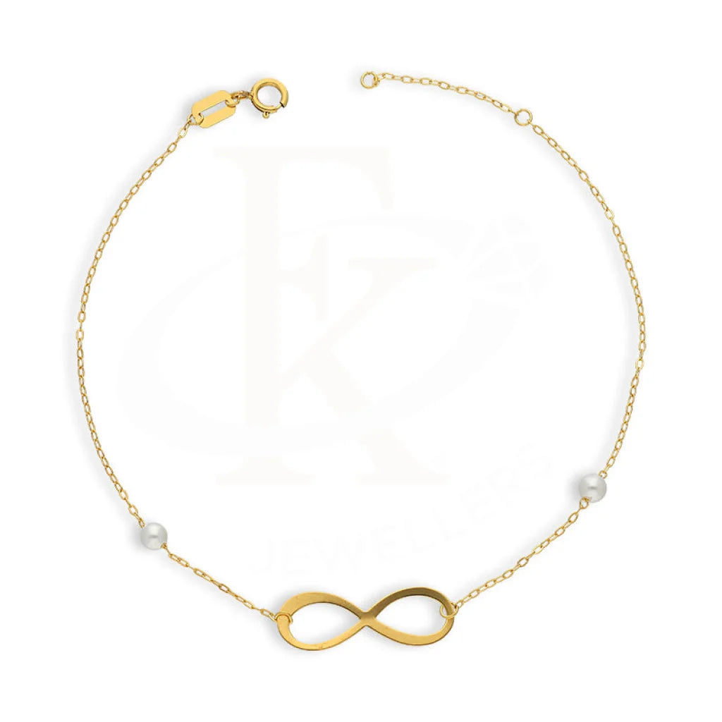 Gold Infinity Bracelet 21Kt - Fkjbrl21Km5388 Bracelets