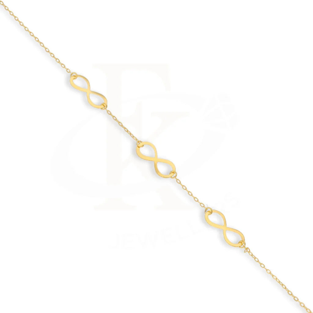 Gold Infinity Bracelet 21Kt - Fkjbrl21Km5410 Bracelets