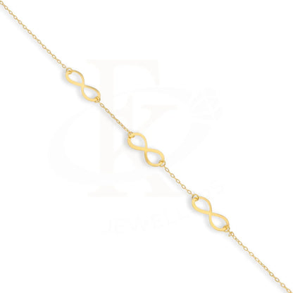 Gold Infinity Bracelet 21Kt - Fkjbrl21Km5410 Bracelets