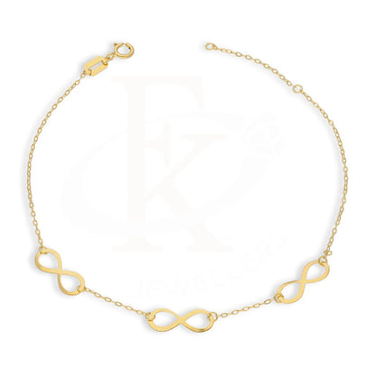 Gold Infinity Bracelet 21Kt - Fkjbrl21Km5410 Bracelets