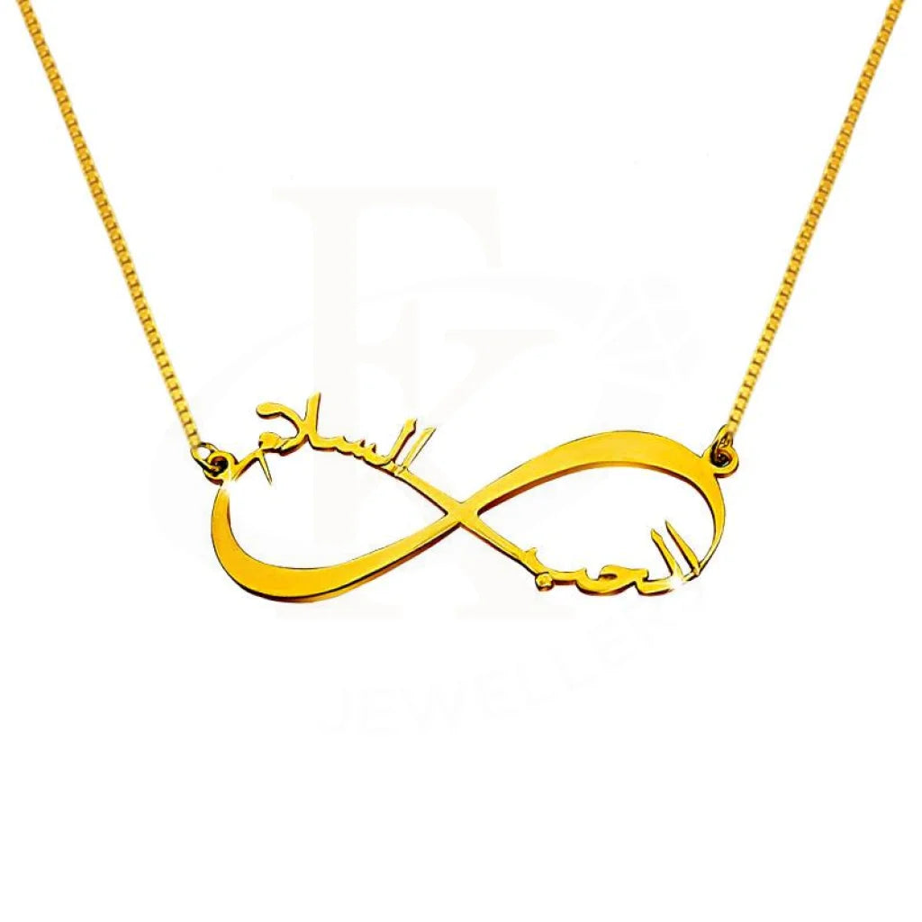 Gold Infinity Name Necklace 18Kt - Fkjnkl1892 Necklaces