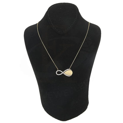 Gold Infinity Shaped Necklace 18Kt - Fkjnkl18K2262 Necklaces