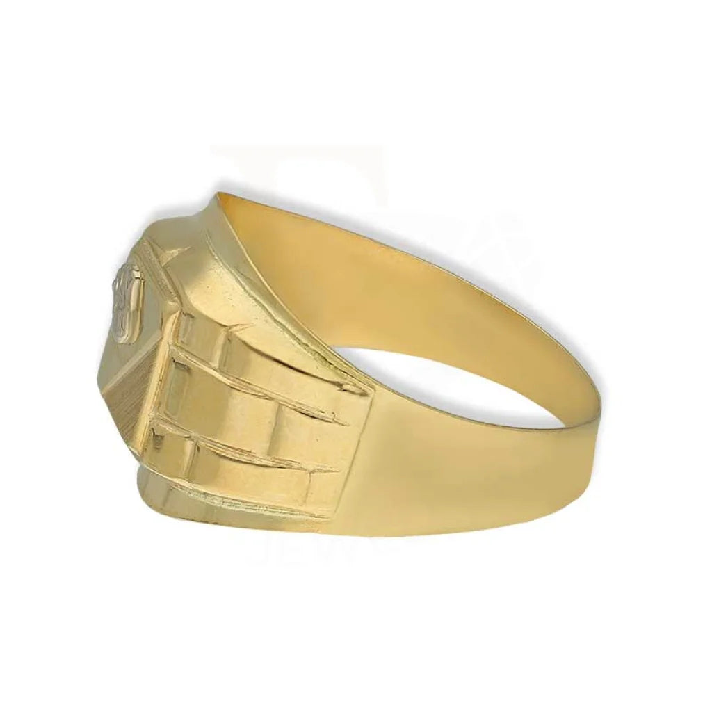 Gold King Shaped Mens Ring 18Kt - Fkjrn18K3810 Rings