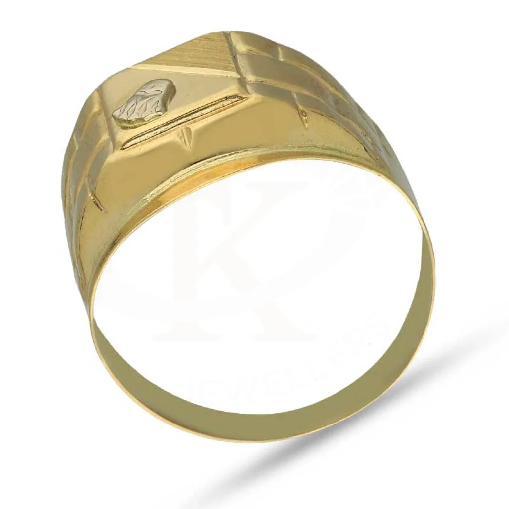 Gold King Shaped Mens Ring 18Kt - Fkjrn18K3810 Rings