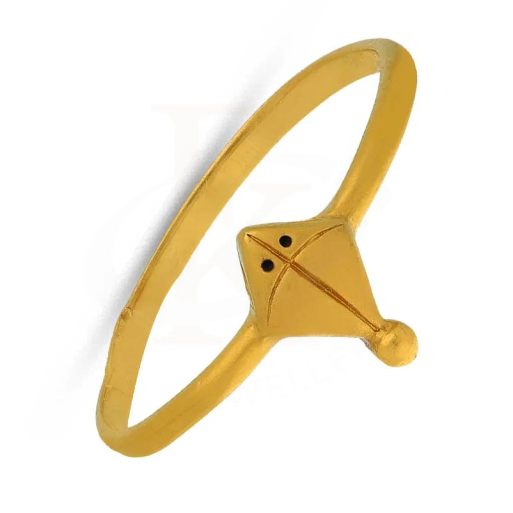 Gold Kite Shaped Baby Ring 22Kt - Fkjrn22K3828 Rings