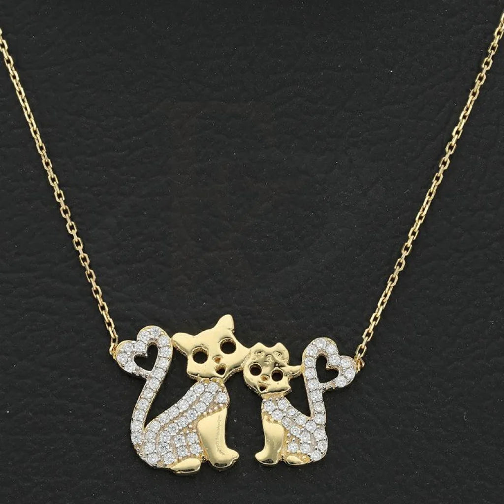 Gold Kitty Necklace 18Kt - Fkjnkl18K2261 Necklaces