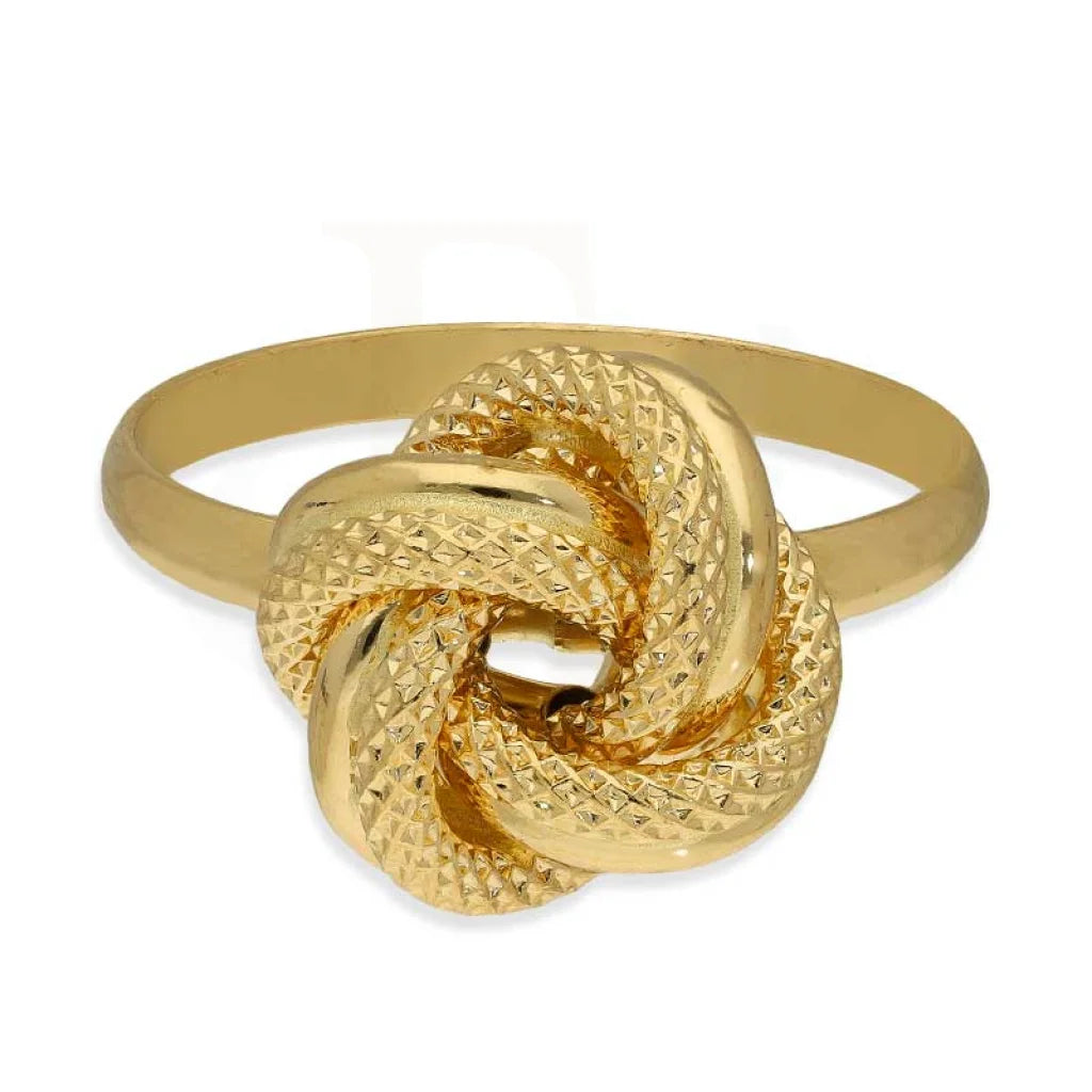 Gold Knot Ring 18Kt - Fkjrn18K3114 Rings