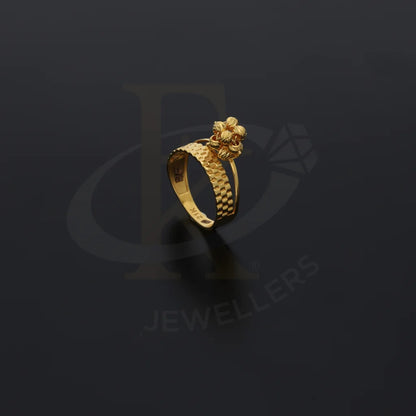 Gold Knot Ring 21Kt - Fkjrn21Km7989 Rings