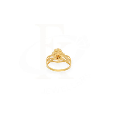 Gold Knot Ring 21Kt - Fkjrn21Km7990 Rings