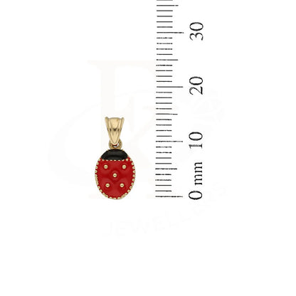 Gold Ladybug Shaped Pendant 18Kt - Fkjpnd18K5109 Pendants