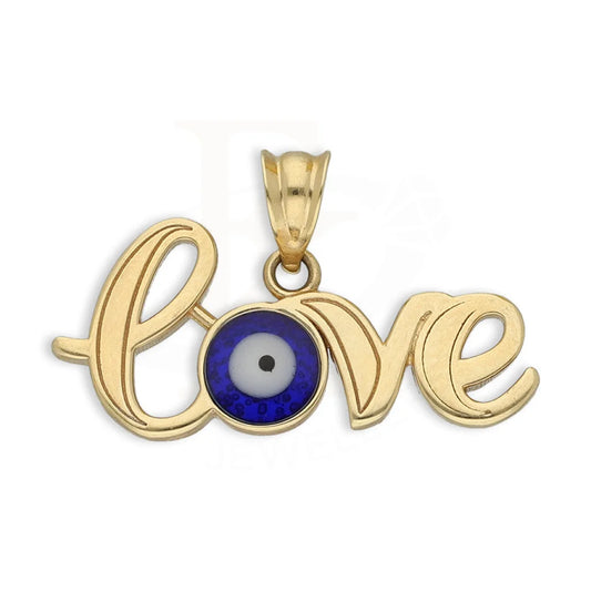 Gold Love And Evil Eye Pendant 18Kt - Fkjpnd18K5224 Pendants