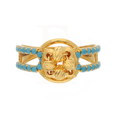 Gold Luxury Knot Ring 21Kt - Fkjrn21Km8499 Rings