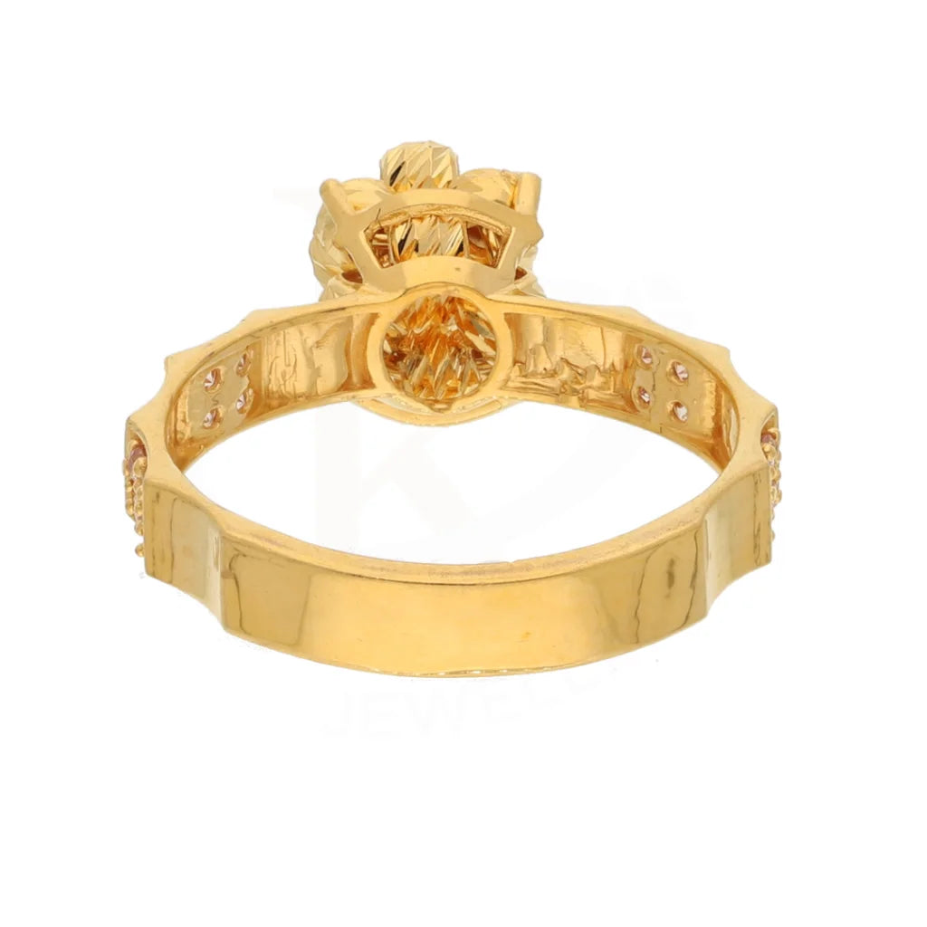 Gold Luxury Knot Ring 21Kt - Fkjrn21Km8500 Rings