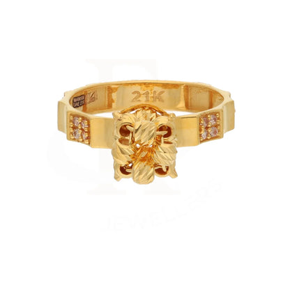 Gold Luxury Knot Ring 21Kt - Fkjrn21Km8500 Rings