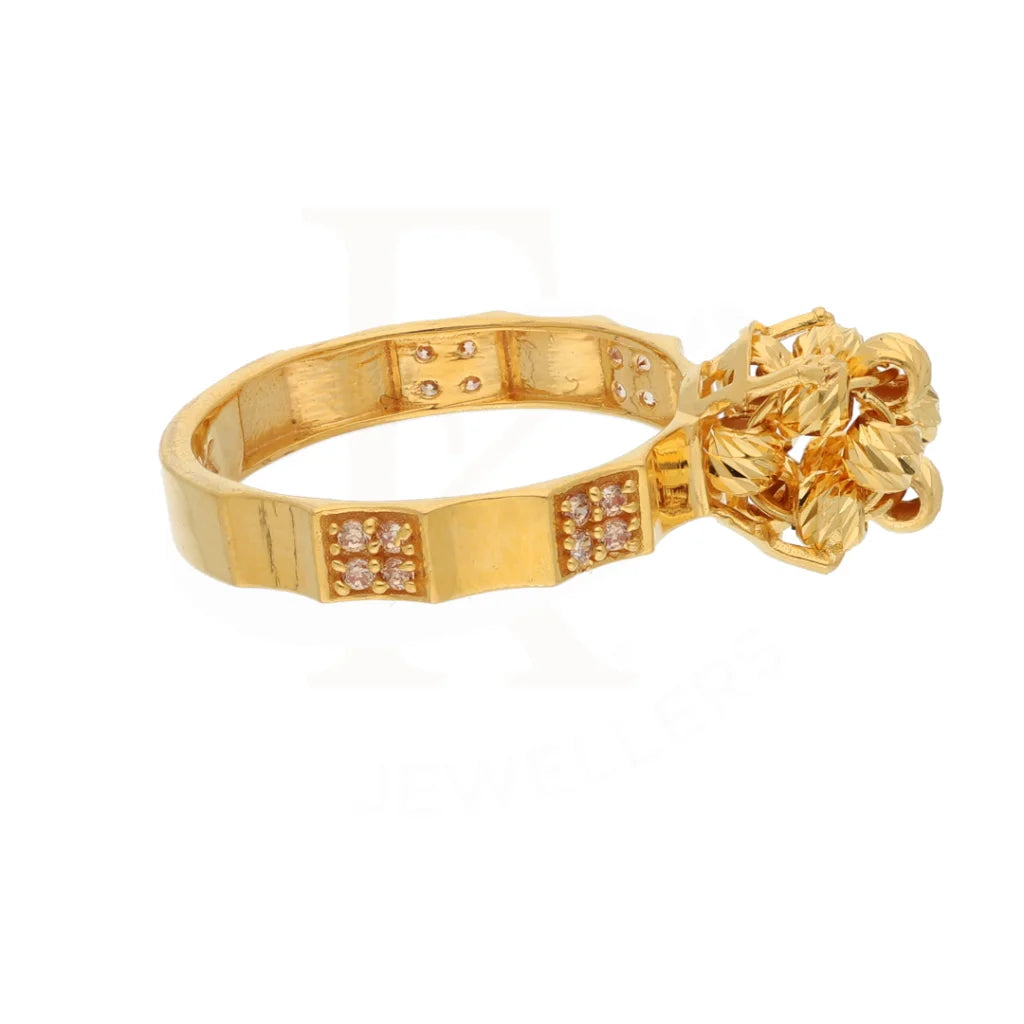 Gold Luxury Knot Ring 21Kt - Fkjrn21Km8500 Rings