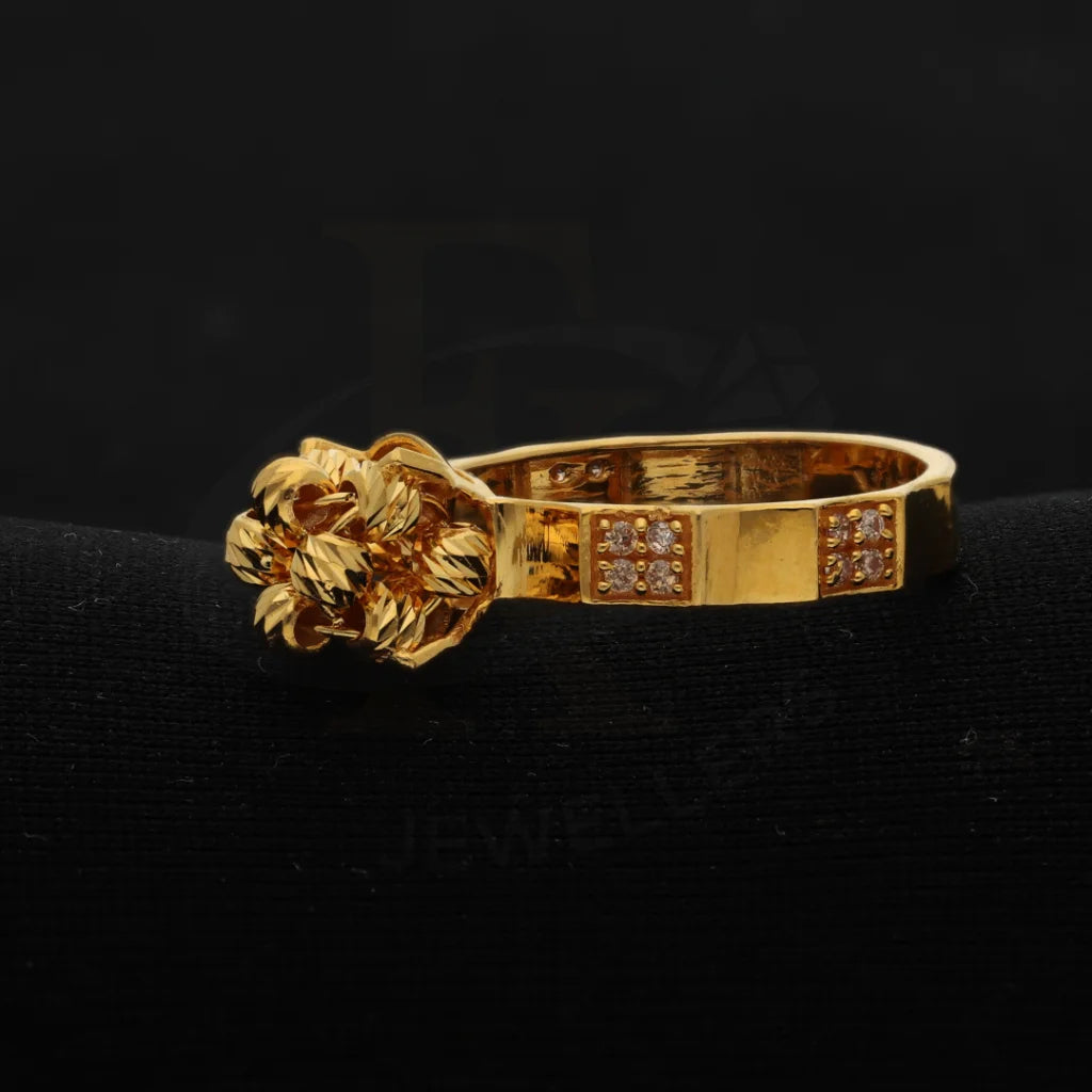 Gold Luxury Knot Ring 21Kt - Fkjrn21Km8500 Rings