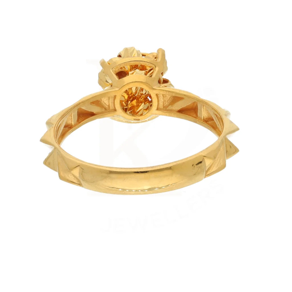 Gold Luxury Knot Ring 21Kt - Fkjrn21Km8501 Rings