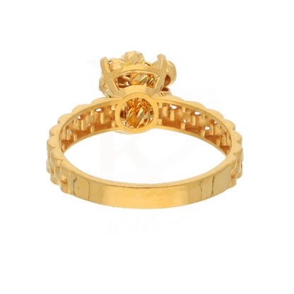 Gold Luxury Knot Ring 21Kt - Fkjrn21Km8502 Rings