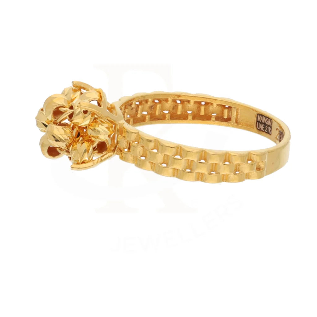 Gold Luxury Knot Ring 21Kt - Fkjrn21Km8502 Rings