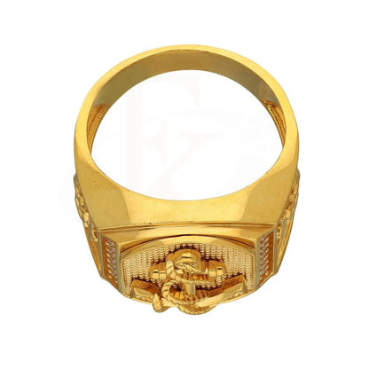 Gold Mens Anchor Ring 22Kt - Fkjrn22K3407 Rings