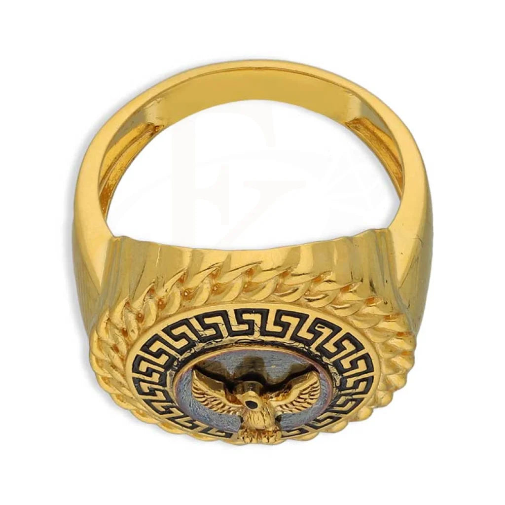 Gold Mens Eagle Ring 22Kt - Fkjrn22K3694 Rings