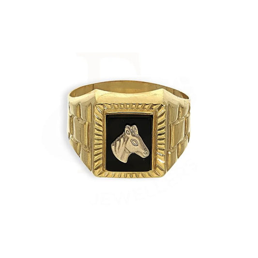 Gold Mens Horse Ring In 18Kt - Fkjrn18K2681 Rings