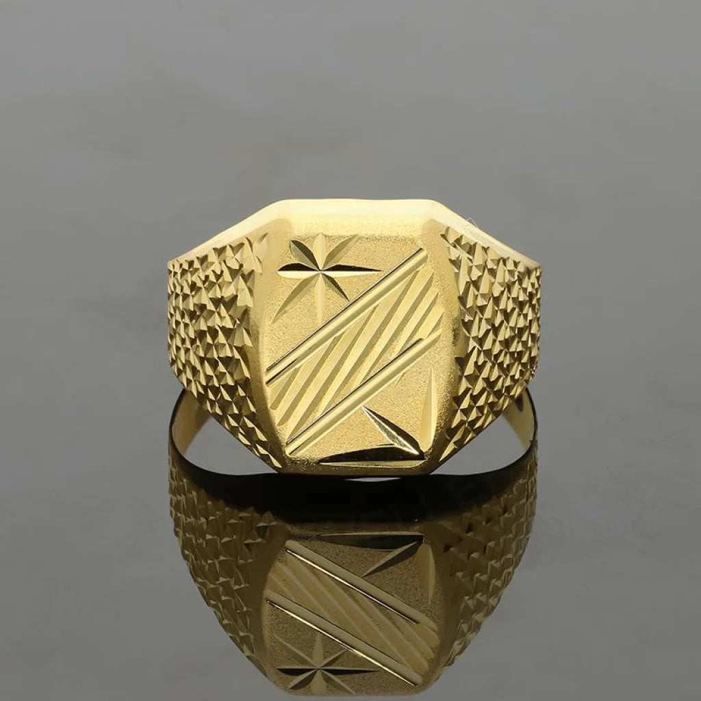 Gold Mens Ring 18Kt - Fkjrn18K2629 Rings