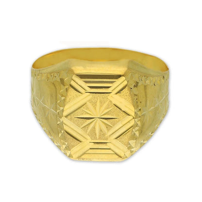 Gold Mens Ring 18Kt - Fkjrn18K3799 Rings