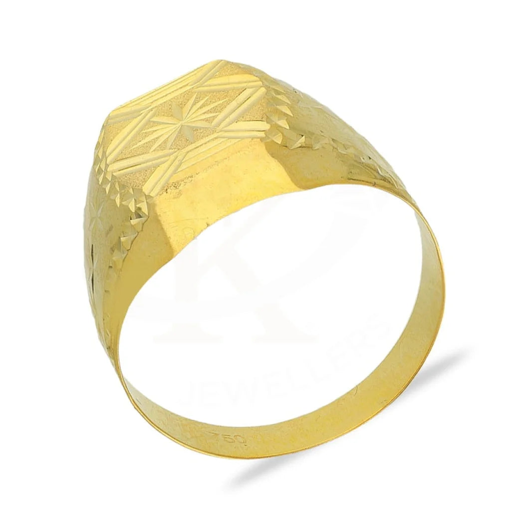 Gold Mens Ring 18Kt - Fkjrn18K3799 Rings