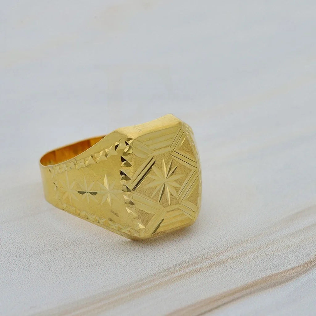 Gold Mens Ring 18Kt - Fkjrn18K3799 Rings