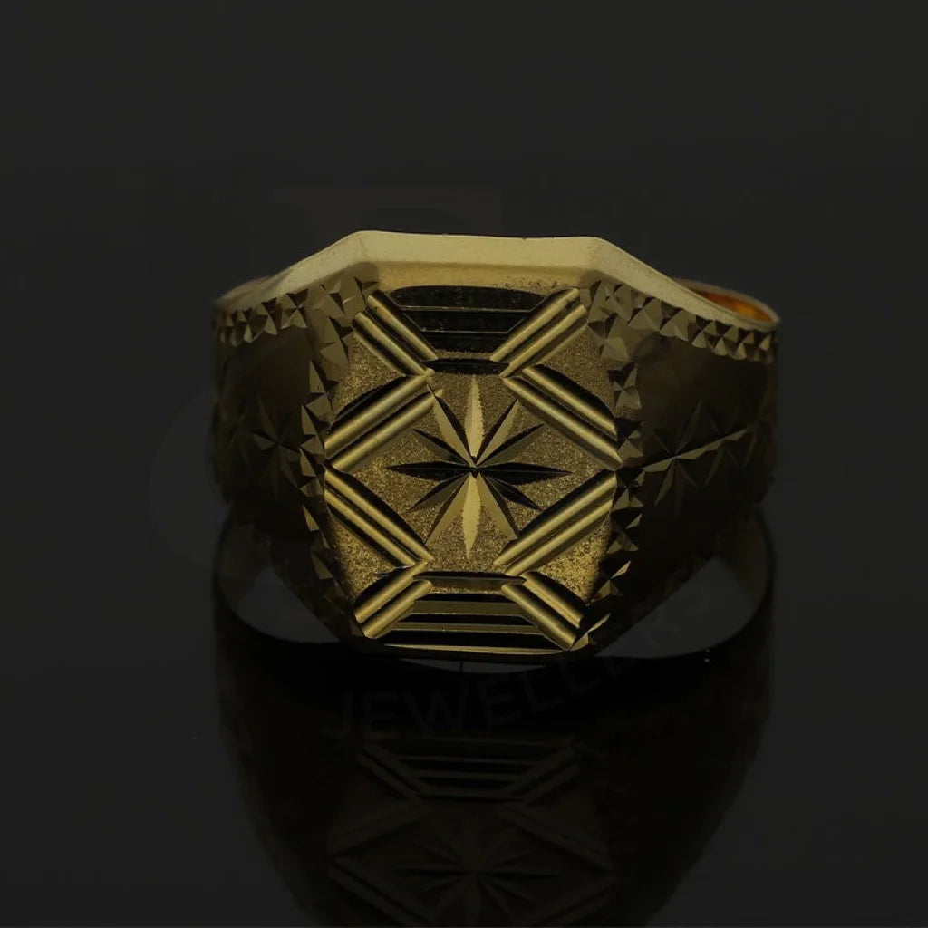 Gold Mens Ring 18Kt - Fkjrn18K3799 Rings