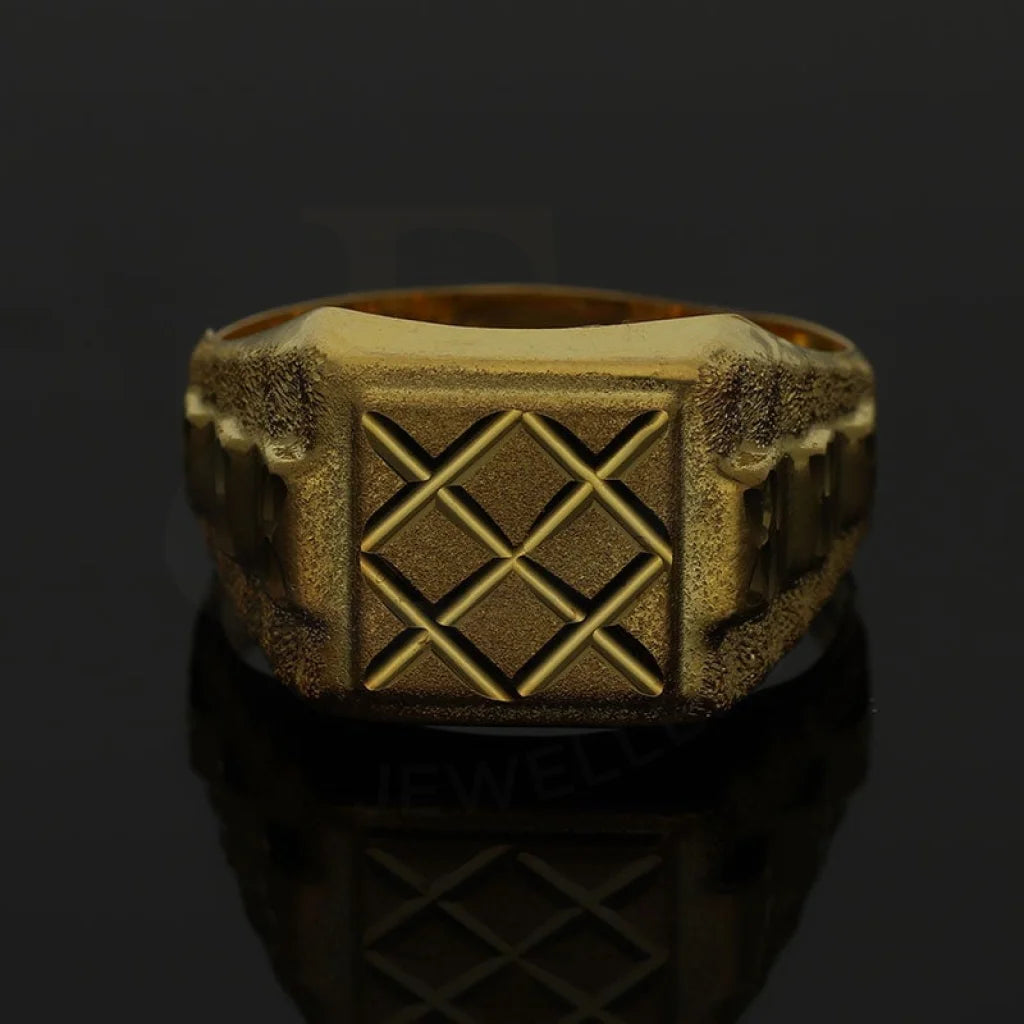 Gold Mens Ring 18Kt - Fkjrn18K3800 Rings