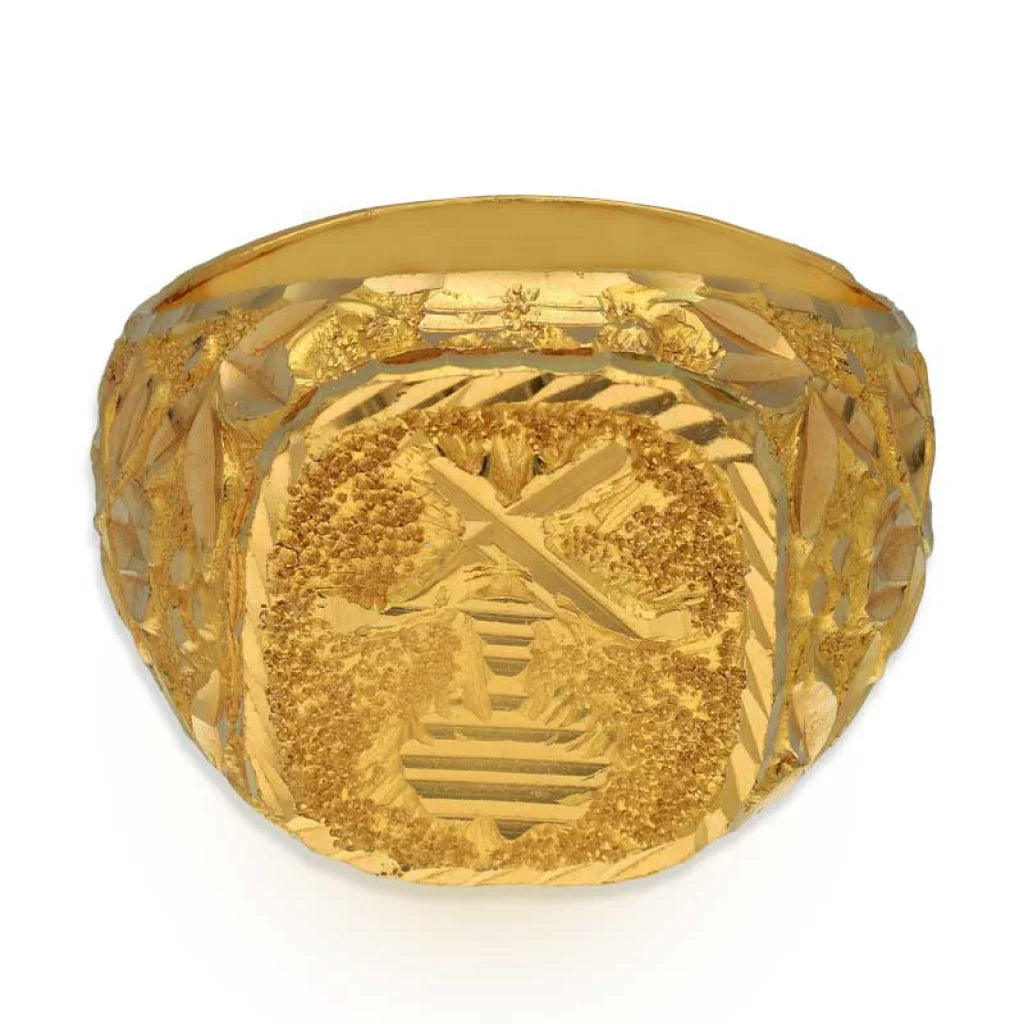 Gold Mens Ring 22Kt - Fkjrn22K3455 Rings