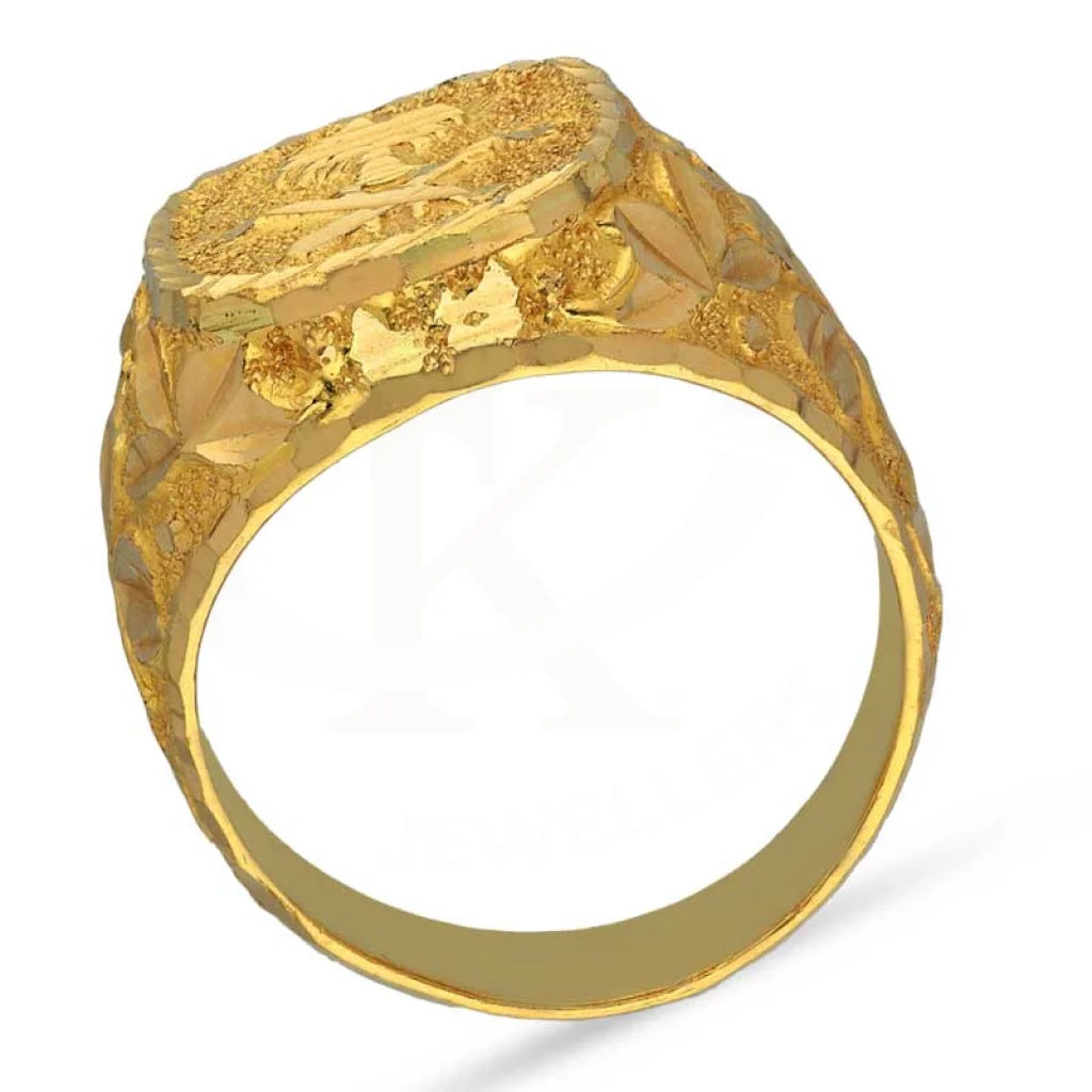 Gold Mens Ring 22Kt - Fkjrn22K3455 Rings