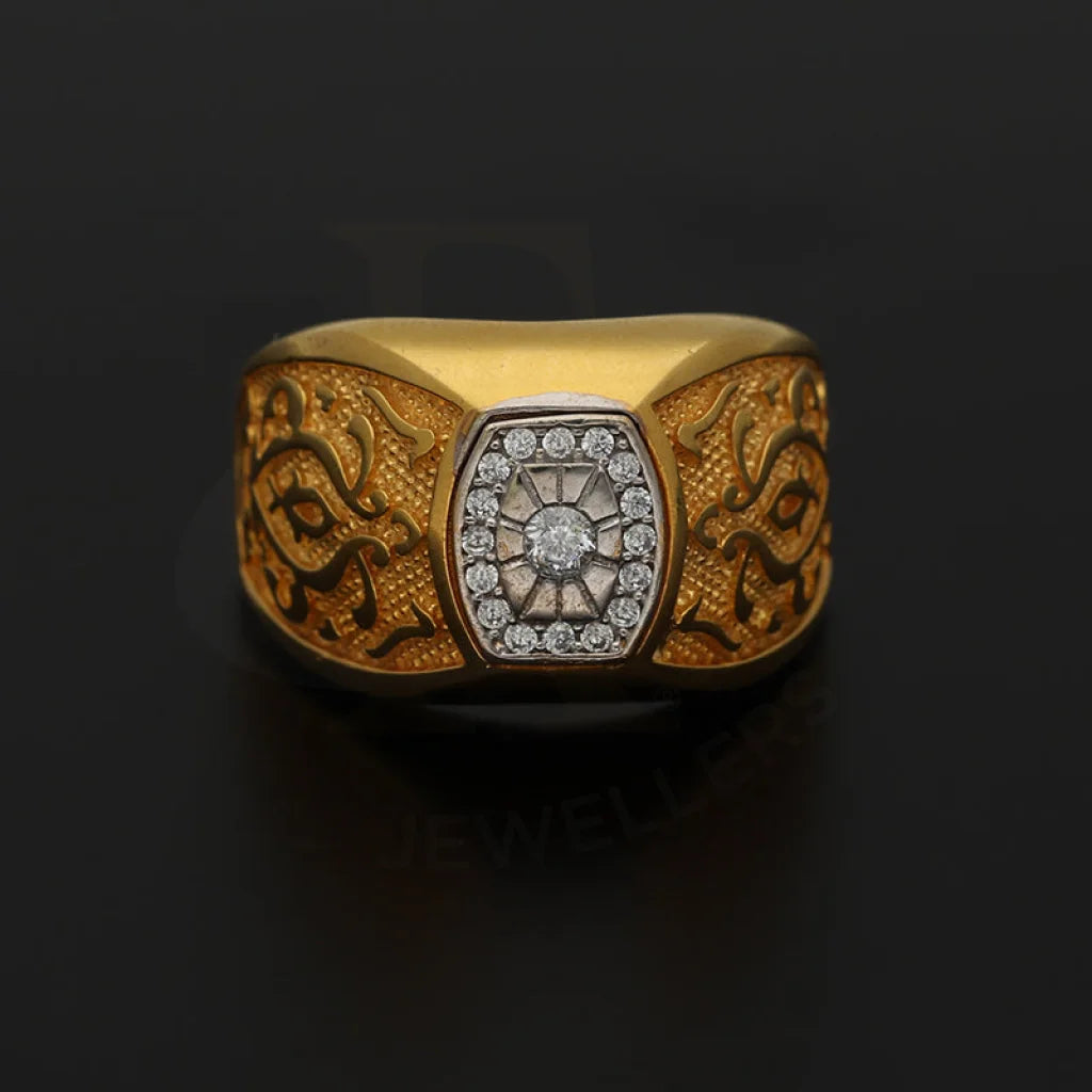 Gold Mens Ring 22Kt - Fkjrn22K3889 Rings