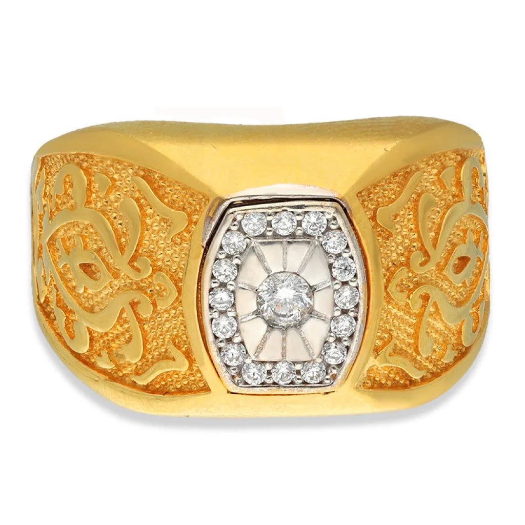 Gold Mens Ring 22Kt - Fkjrn22K3889 Rings