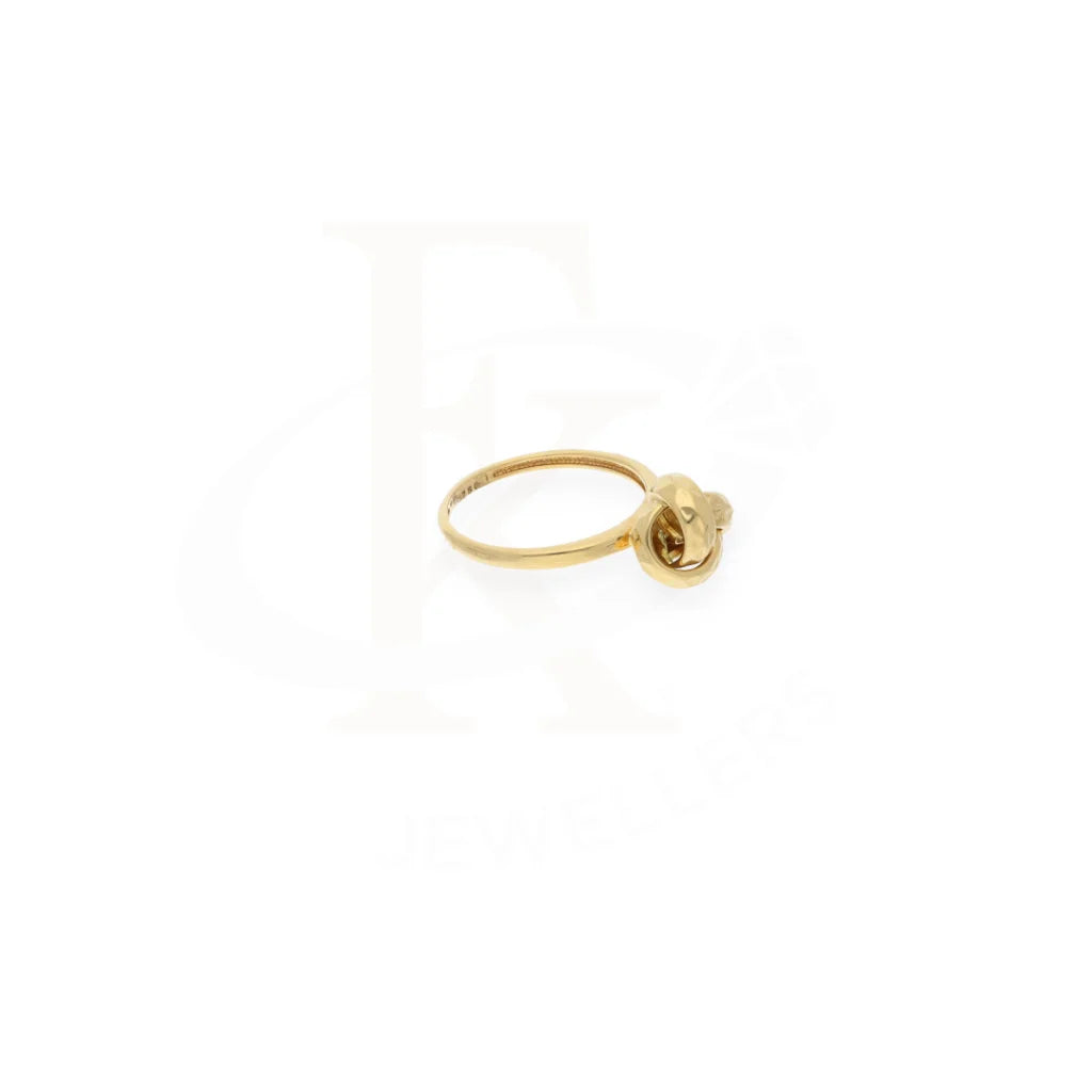 Gold Mini Love Knot Ring 18Kt - Fkjrn18K7901 Rings