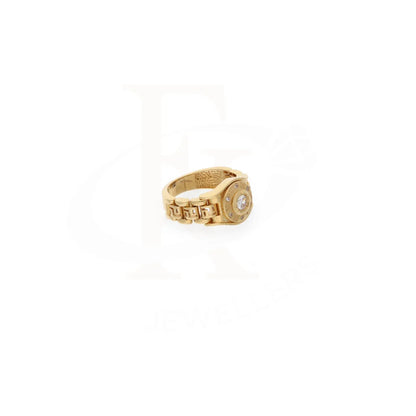 Gold Watch Shaped Ring 18Kt - Fkjrn18K7868 Rings