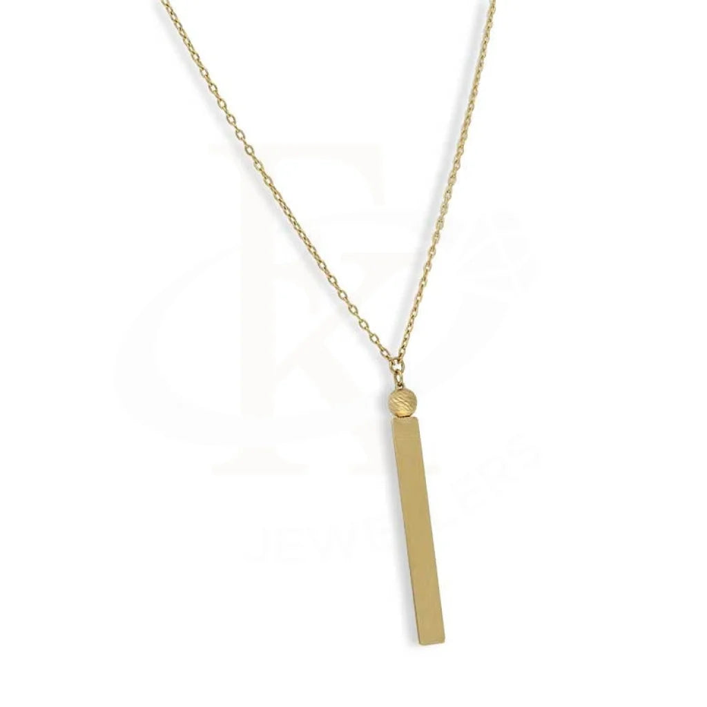 Gold Name Bar Necklace 18Kt - Fkjnkl18K3149 Necklaces