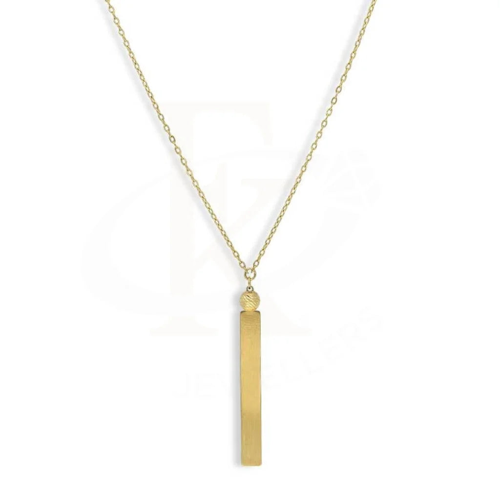 Gold Name Bar Necklace 18Kt - Fkjnkl18K3149 Necklaces