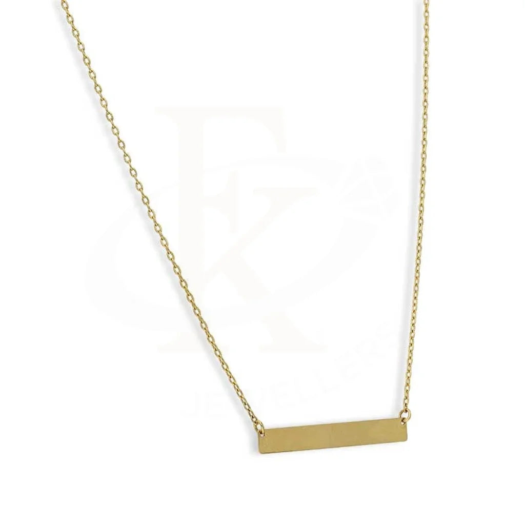 Gold Name Bar Necklace 18Kt - Fkjnkl18K3150 Necklaces