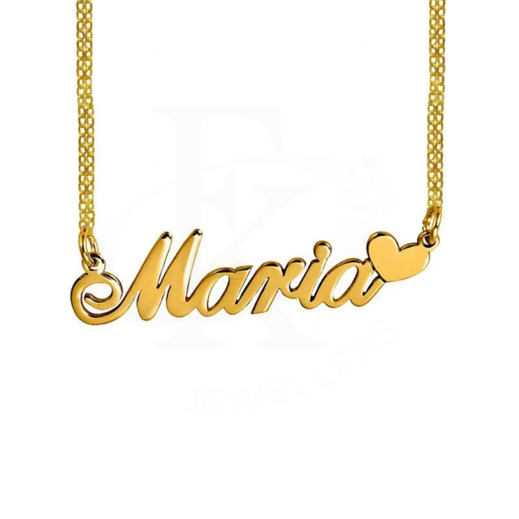 Gold Name Necklace 22Kt - Fkjnkl1911 Necklaces