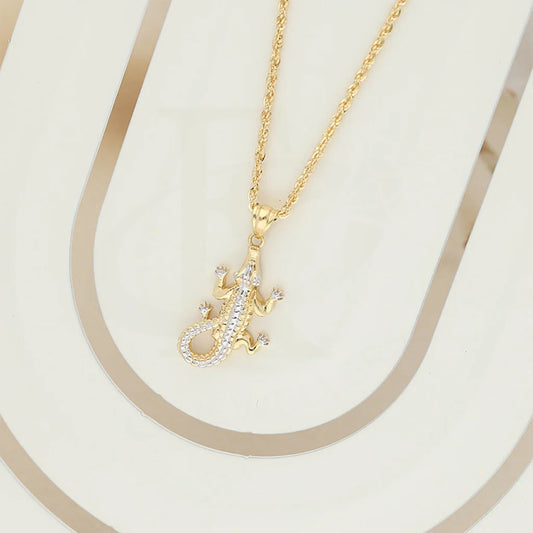 Gold Necklace (Chain With Alligator Shaped Pendant) 18Kt - Fkjnkl18K5106 Necklaces