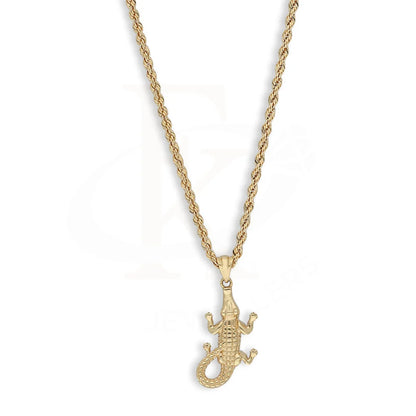 Gold Necklace (Chain With Alligator Shaped Pendant) 18Kt - Fkjnkl18K5470 Necklaces