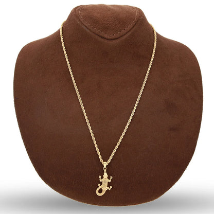 Gold Necklace (Chain With Alligator Shaped Pendant) 18Kt - Fkjnkl18K5470 Necklaces