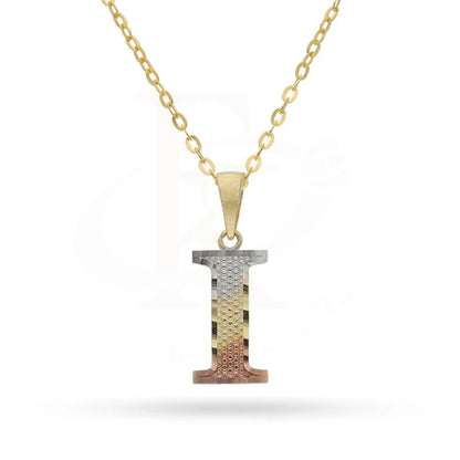 Gold Necklace (Chain With Alphabet Pendant) 18Kt - Fkjnkl1790 I / 1.500 Grams Necklaces